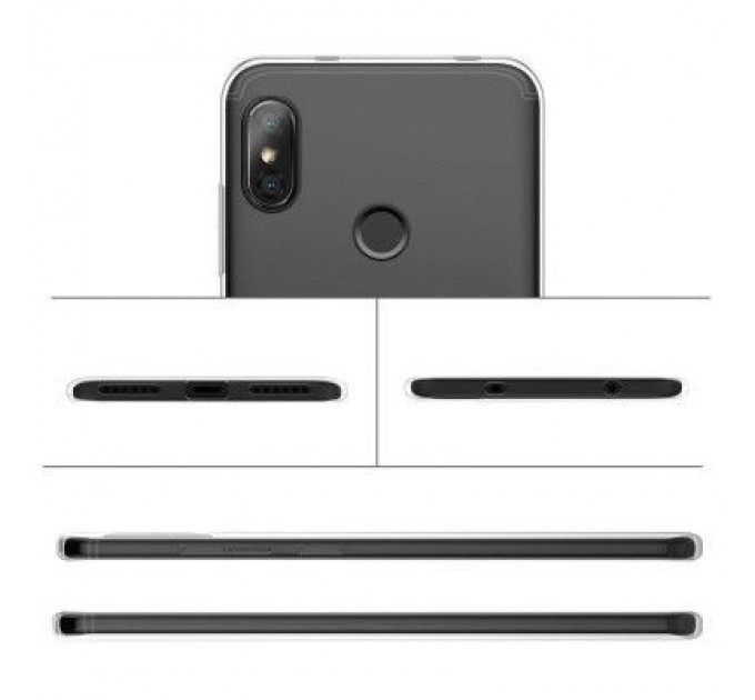 Laudtec Чохол до мобільного телефона Laudtec для Xiaomi S2 Clear tpu (Transperent) (LC-S2)