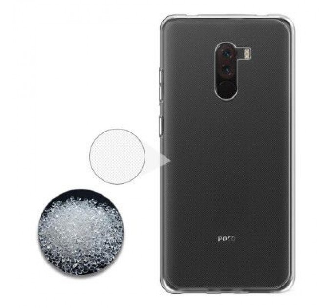 Чохол до мобільного телефона Laudtec для Xiaomi Pocophone F1 Clear tpu (Transperent) (LC-XPF1)