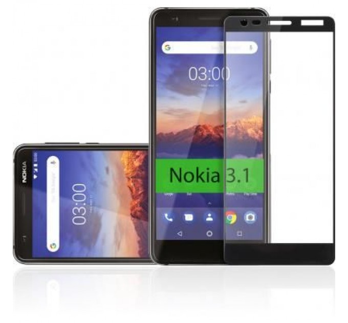 Vinga Скло захисне Vinga для Nokia 3.1 Black (VTPGS-N31B)