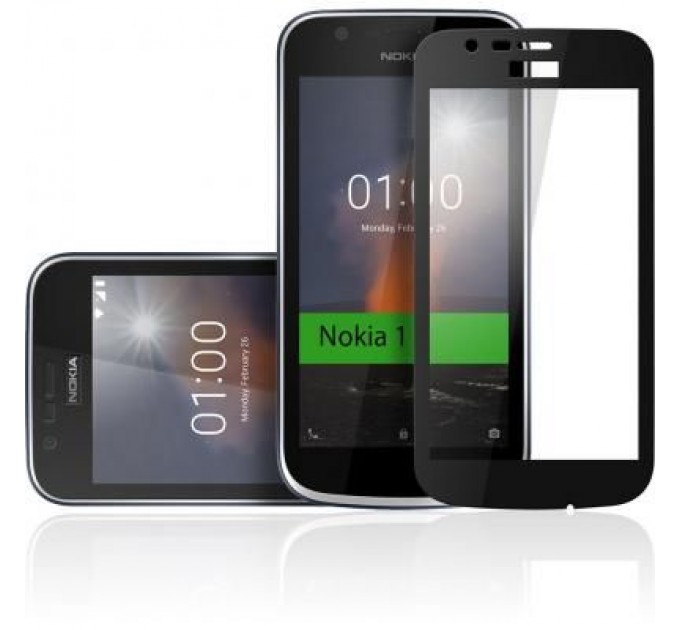 Vinga Скло захисне Vinga для Nokia 1 Black (VTPGS-N1B)