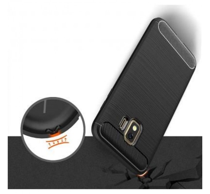 Laudtec Чохол до мобільного телефона Laudtec для Samsung Galaxy J2 Core Carbon Fiber (Black) (LT-J2C)
