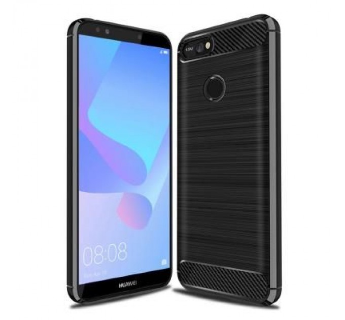 Laudtec Чохол до мобільного телефона Laudtec для Huawei Y6 Prime 2018 Carbon Fiber (Black) (LT-HY6PM18)