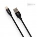 ColorWay Дата кабель USB 2.0 AM to Lightning 1.0m black ColorWay (CW-CBUL004-BK)