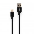 ColorWay Дата кабель USB 2.0 AM to Lightning 1.0m black ColorWay (CW-CBUL004-BK)
