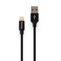 Дата кабель USB 2.0 AM to Lightning 1.0m black ColorWay (CW-CBUL004-BK)
