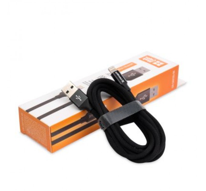 ColorWay Дата кабель USB 2.0 AM to Lightning 1.0m black ColorWay (CW-CBUL004-BK)