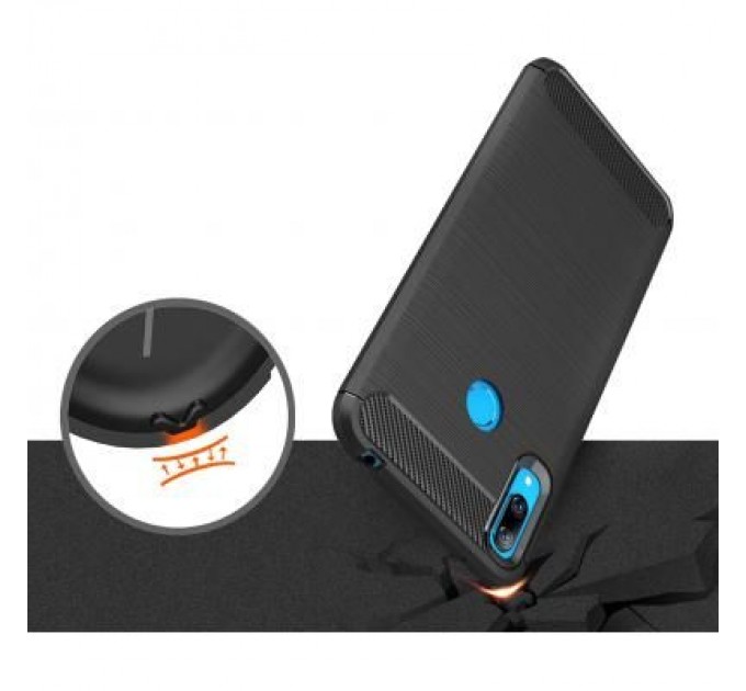 Laudtec Чохол до мобільного телефона Laudtec для Huawei Y7 2019 Carbon Fiber (Black) (LT-HY72019B)