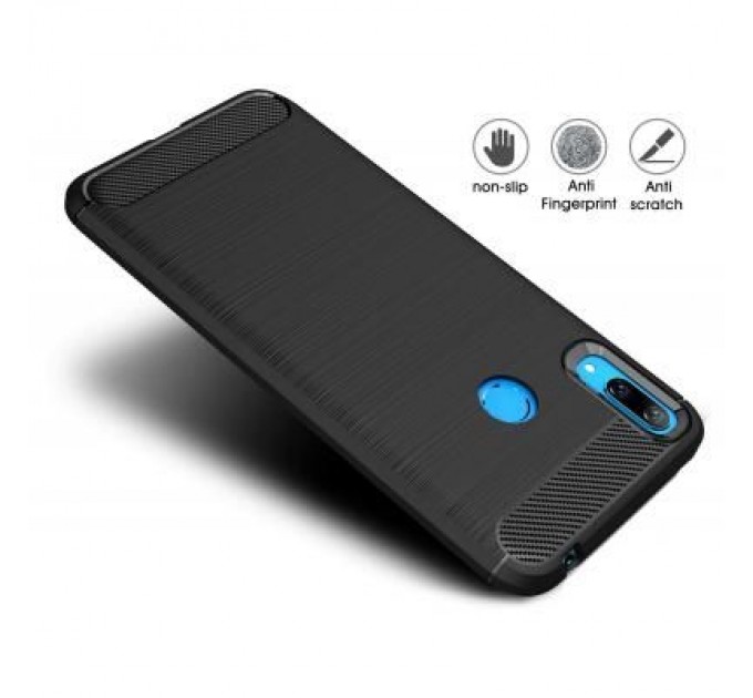 Laudtec Чохол до мобільного телефона Laudtec для Huawei Y7 2019 Carbon Fiber (Black) (LT-HY72019B)
