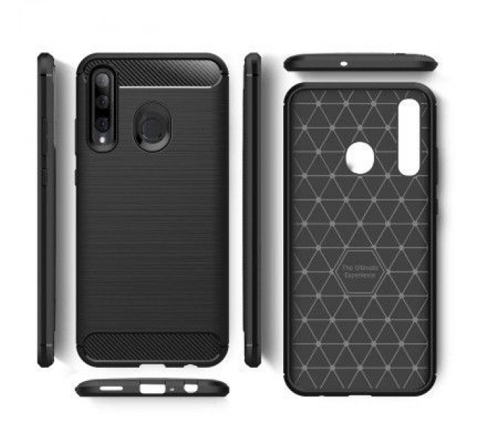 Laudtec Чохол до мобільного телефона Laudtec для Huawei P Smart 2019 Carbon Fiber (Black) (LT-PST19)