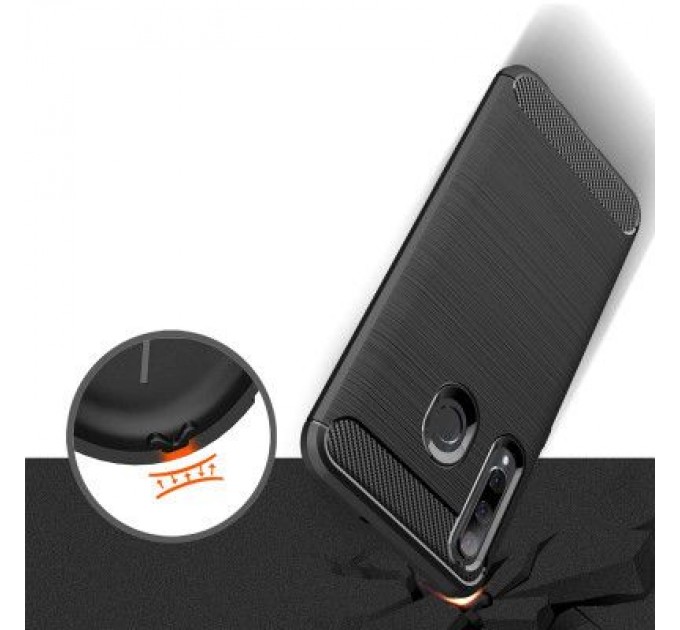 Laudtec Чохол до мобільного телефона Laudtec для Huawei P Smart 2019 Carbon Fiber (Black) (LT-PST19)