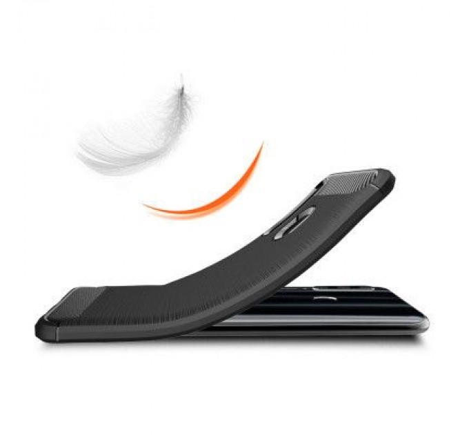 Laudtec Чохол до мобільного телефона Laudtec для Huawei P Smart 2019 Carbon Fiber (Black) (LT-PST19)