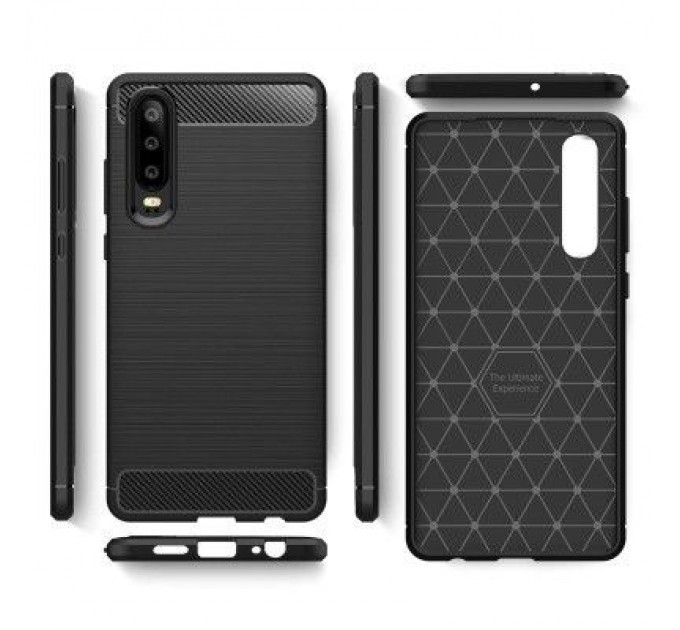 Laudtec Чохол до мобільного телефона Laudtec для Huawei P30 Carbon Fiber (Black) (LT-P30B)