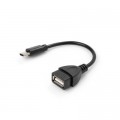 Vinga Дата кабель OTG USB 2.0 AF to Type-C Vinga (VCPDCOTGTCBK)