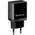 Defender Зарядний пристрій Defender EPA-10 black, 1xUSB, 5V / 2.1A (83572)