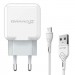 Grand-X Зарядний пристрій Grand-X USB 5V 2,1A White + cable USB -> micro USB, Cu (CH-03UMW)
