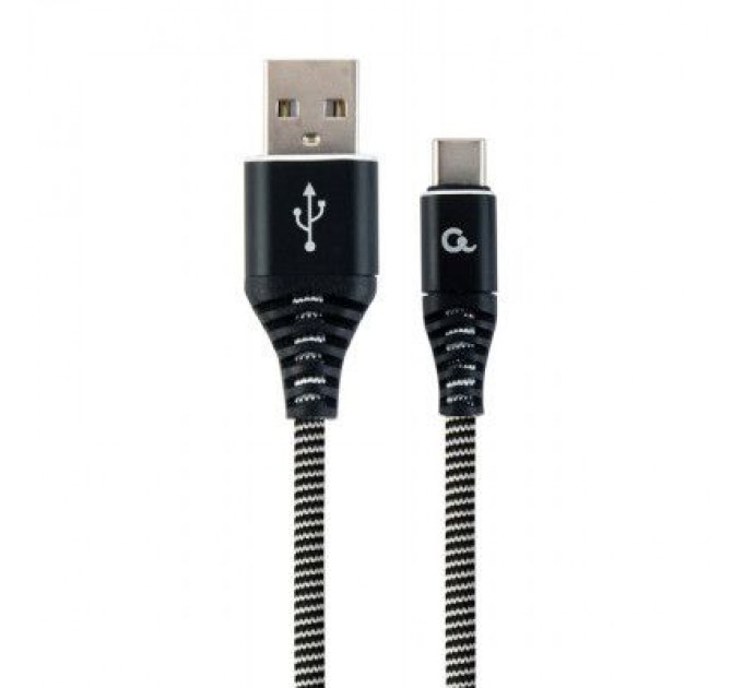 Cablexpert Дата кабель USB 2.0 AM to Type-C 1.0m Cablexpert (CC-USB2B-AMCM-1M-BW)