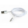 Cablexpert Дата кабель USB 2.0 AM to Lightning 1.8m Cablexpert (CCB-mUSB2B-AMLM-6-S)