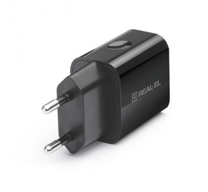 REAL-EL Зарядний пристрій REAL-EL CH-210 black (EL123160014)