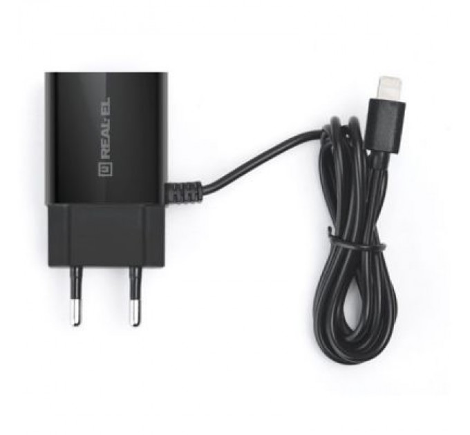 REAL-EL Зарядний пристрій REAL-EL CH-217 black (EL123160016)