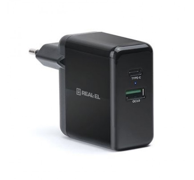 REAL-EL Зарядний пристрій REAL-EL CH-350 black (EL123160017)