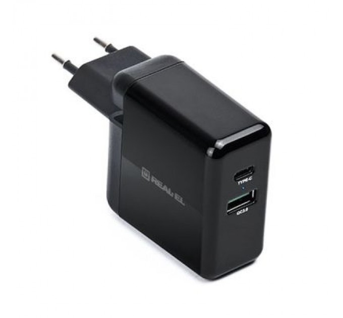 REAL-EL Зарядний пристрій REAL-EL CH-350 black (EL123160017)