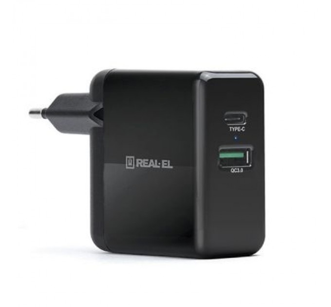 REAL-EL Зарядний пристрій REAL-EL CH-350 black (EL123160017)