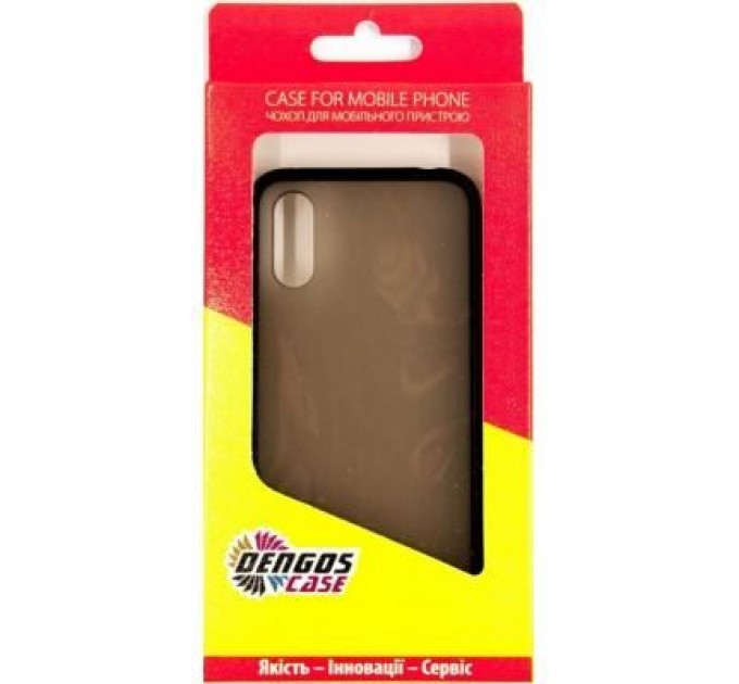 Dengos Чохол до мобільного телефона Dengos Samsung Galaxy A01 (black) (DG-TPU-MATT-32)