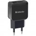 Defender Зарядний пристрій Defender EPA-13 black, 2xUSB, 5V/2.1A, package (83840)