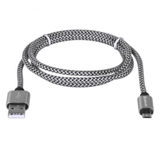 Defender Дата кабель USB 2.0 AM to Micro 5P 1.0m USB08-03T PRO white Defender (87803)