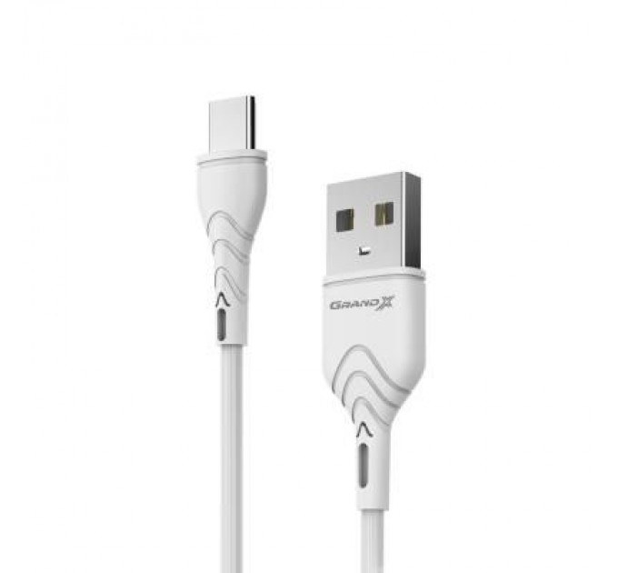Grand-X Дата кабель USB 2.0 AM to Type-C 1.0m White Grand-X (PC-03W)