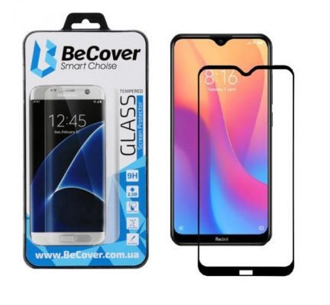 BeCover Скло захисне BeCover Xiaomi Redmi 8A Black (704160)