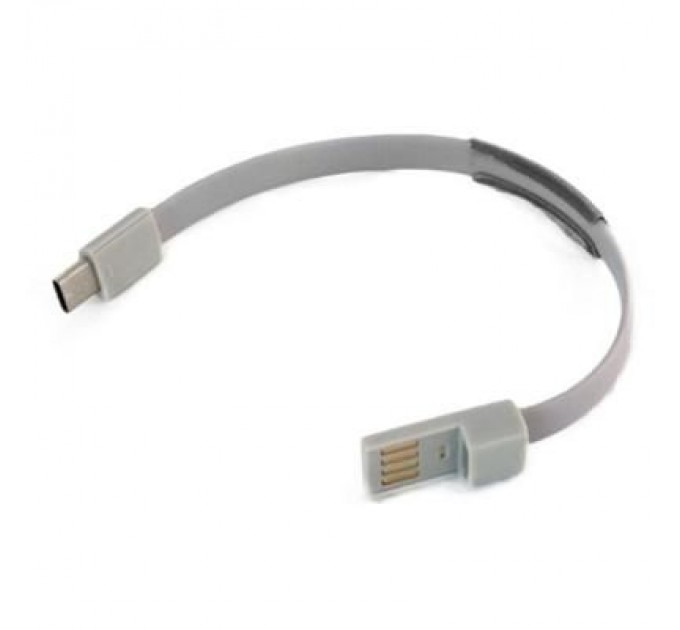 Extradigital Дата кабель USB 2.0 AM to Type-C 0.2m grey Extradigital (KBU1779)