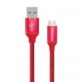 ColorWay Дата кабель USB 2.0 AM to Micro 5P 2.0m red ColorWay (CW-CBUM009-RD)