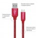 ColorWay Дата кабель USB 2.0 AM to Micro 5P 2.0m red ColorWay (CW-CBUM009-RD)