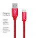ColorWay Дата кабель USB 2.0 AM to Micro 5P 2.0m red ColorWay (CW-CBUM009-RD)