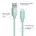 ColorWay Дата кабель USB 2.0 AM to Micro 5P 2.0m mint ColorWay (CW-CBUM009-MT)
