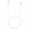 Samsung Дата кабель USB 2.0 AM to Type-C + Micro 5P 1.5m white Samsung (EP-DG930DWEGRU)