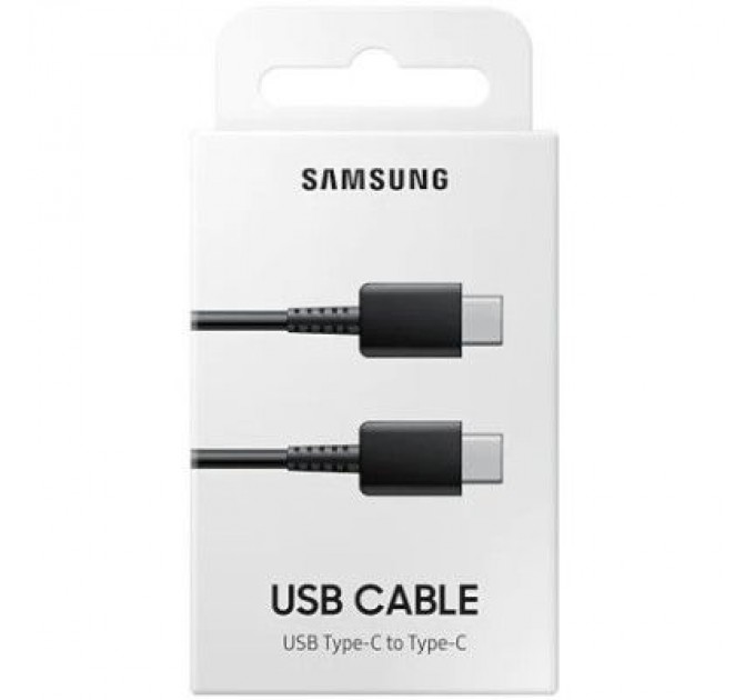 Samsung Дата кабель USB-C to USB-C black Samsung (EP-DA705BBRGRU)