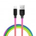 ColorWay Дата кабель USB 2.0 AM to Lightning 1.0m multicolor ColorWay (CW-CBUL016-MC)