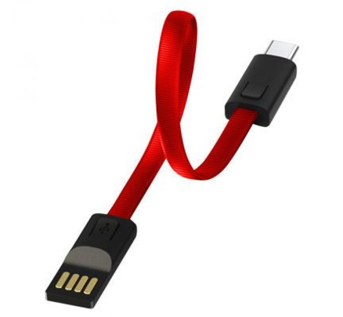 Дата кабель USB 2.0 AM to Lightning 0.22m red ColorWay (CW-CBUL021-RD)
