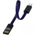 ColorWay Дата кабель USB 2.0 AM to Micro 5P 0.22m blue ColorWay (CW-CBUM022-BL)