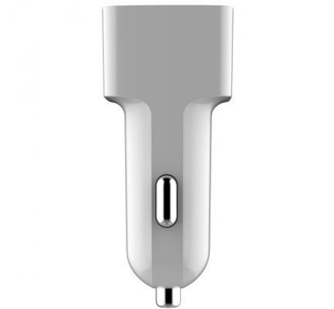 Зарядний пристрій ColorWay 2USB AUTO ID 2.4A (12W) white (CW-CHA009-WT)