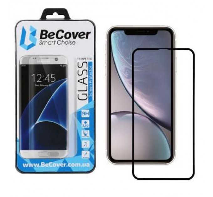 BeCover Скло захисне BeCover Apple iPhone 11 Black (704103)