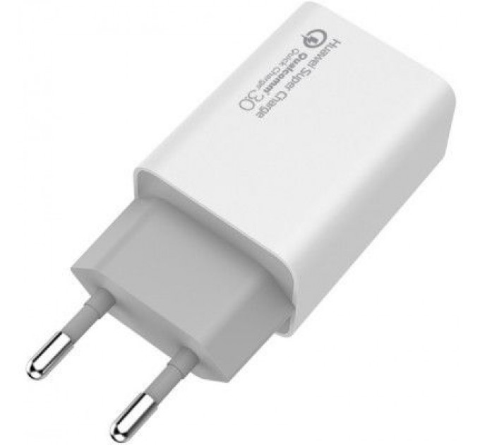 ColorWay Зарядний пристрій ColorWay 1USB Huawei Super Charge/Quick Charge 3.0, 4A (20W) (CW-CHS014Q-WT)