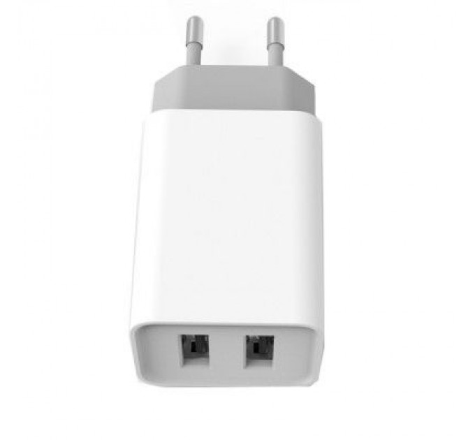 Зарядний пристрій ColorWay 2USB AUTO ID 2.1A (10W) (CW-CHS015-WT)