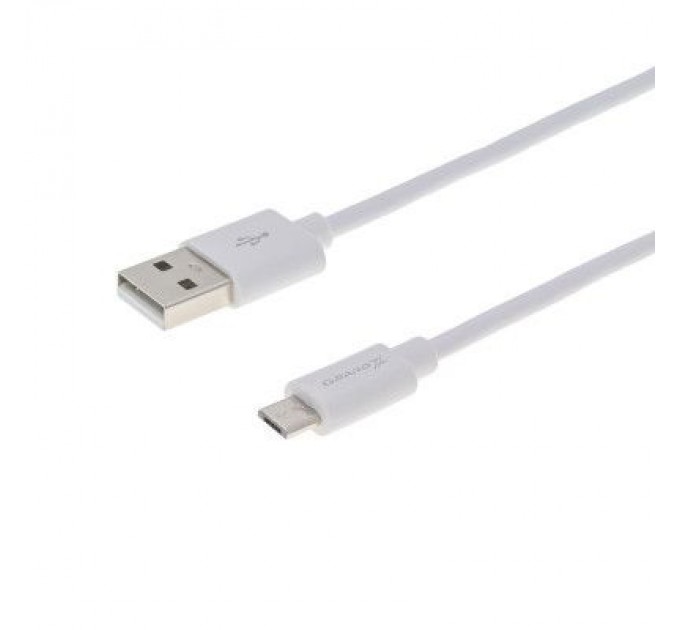 Grand-X Дата кабель USB 2.0 AM to Micro 5P 2.5m white Grand-X (PM025W)