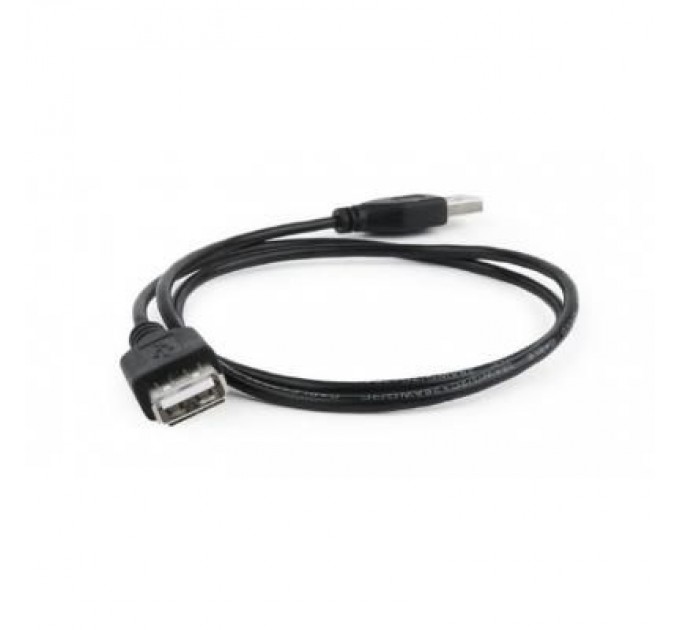 Дата кабель USB 2.0 AM/AF 0.75m Cablexpert (CC-USB2-AMAF-75CM/300-BK)