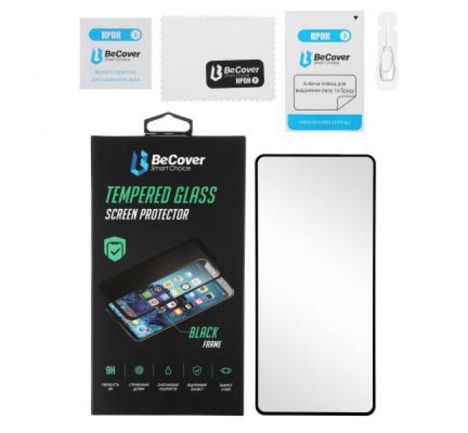 BeCover Скло захисне BeCover Premium Xiaomi Redmi 9 Black (705458)