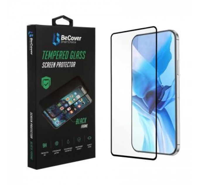 BeCover Скло захисне BeCover Premium Xiaomi Redmi 9 Black (705458)