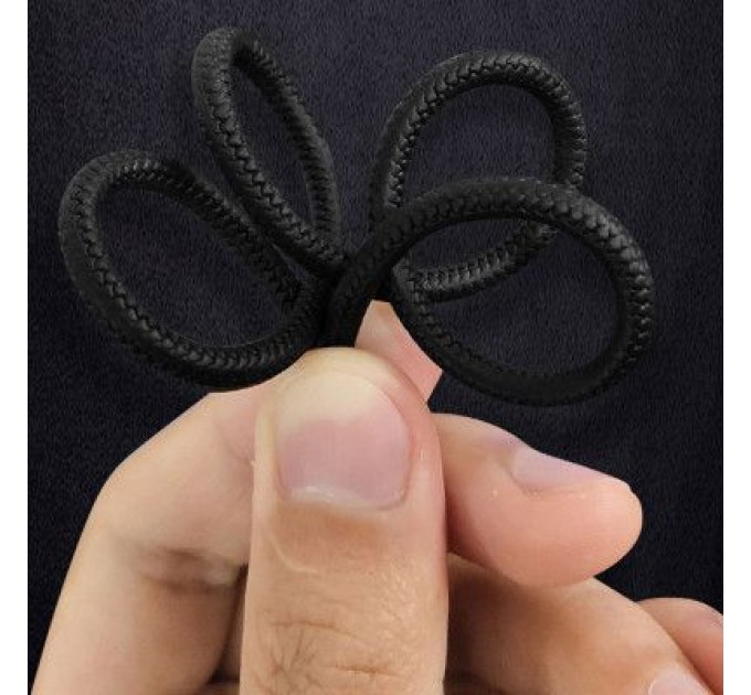 Дата кабель USB 2.0 AM to Lightning 1.0m led black ColorWay (CW-CBUL034-BK)